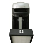 HOMEIMAGE TRUE HEPA AIR PURIFIER WITH UV Protection and ION -HI-9908E-Lid Open